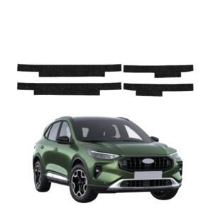 Komplektas 4w1 Juoda techninė apsauginė danga slenksčiams Ford Kuga Active Facelift (2024-2026) GRIZZ HeavyDuty Black