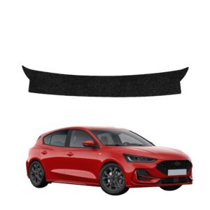 Juoda techninė apsauginė danga bagažinės slenksčiui Ford Focus ST-Line X hečbekas Facelift (2021-2025) GRIZZ HeavyDuty Black