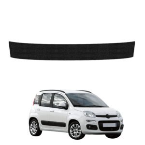 Juoda techninė apsauginė danga bagažinės slenksčiui Fiat Panda 3 hečbekas 5D (2011-2016) GRIZZ HeavyDuty Black