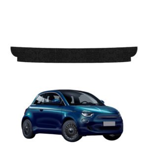 Juoda techninė apsauginė danga bagažinės slenksčiui Fiat 500 (2016-2026) GRIZZ HeavyDuty Black