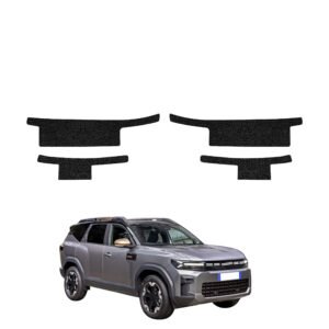 Komplektas 4w1 Juoda techninė apsauginė danga slenksčiams Dacia Bigster (2025-2026) GRIZZ HeavyDuty Black