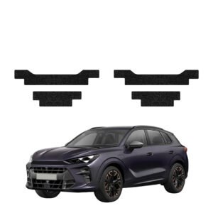 Komplektas 4w1 Juoda techninė apsauginė danga slenksčiams Cupra Terramar (2024-2026) GRIZZ HeavyDuty Black