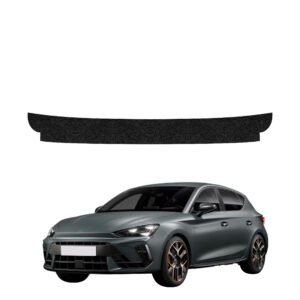 Juoda techninė apsauginė danga bagažinės slenksčiui Cupra Leon Sportstourer (2024-2026) GRIZZ HeavyDuty Black