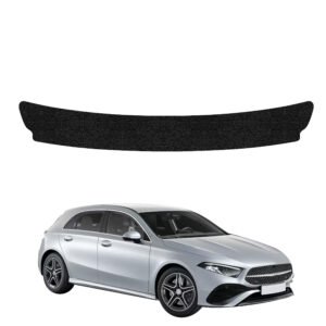 Juoda techninė apsauginė danga bagažinės slenksčiui Mercedes A Klasa W177 (2018-2026) GRIZZ HeavyDuty Black