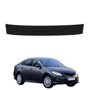 Juoda techninė apsauginė danga bagažinės slenksčiui Mazda 6 2 Sedan 4D (2010-2013) GRIZZ HeavyDuty Black