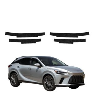 Komplektas 4w1 Juoda techninė apsauginė danga slenksčiams Lexus RX 350h (2022-2026) GRIZZ HeavyDuty Black