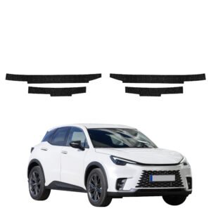 Komplektas 4w1 Juoda techninė apsauginė danga slenksčiams Lexus LBX (2023-2026) GRIZZ HeavyDuty Black