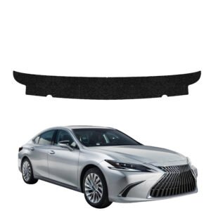 Juoda techninė apsauginė danga bagažinės slenksčiui Lexus ES 300h (2021-2024) GRIZZ HeavyDuty Black