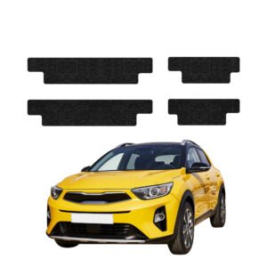 Komplektas 4w1 Juoda techninė apsauginė danga slenksčiams Kia Stonic (2020-2026) GRIZZ HeavyDuty Black